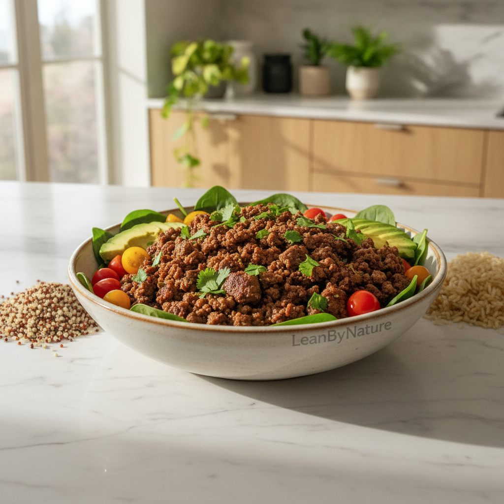High-Protein-Ground-Beef-Bowl High-Protein Ground Beef Bowl
