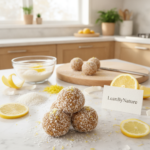 lemon coconut protein balls