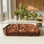 no bake protein brownies