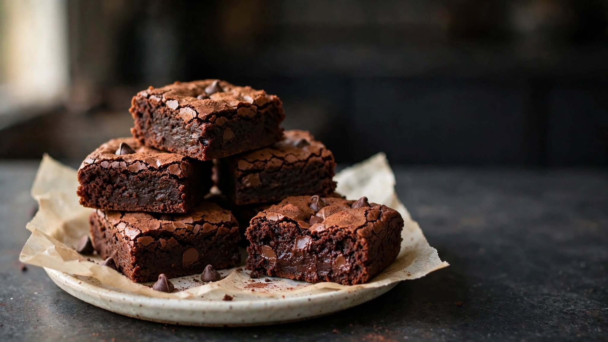 fudgy cottage cheese protein brownies