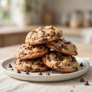 chewy chocolate chip protein cookies 2