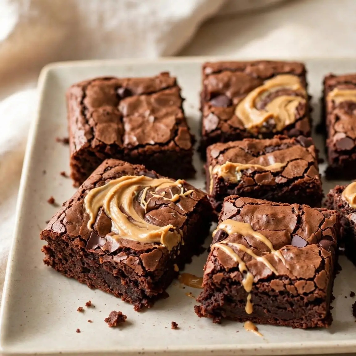 peanut-butter-protein-brownies peanut butter protein brownies